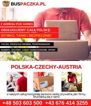 Przesyłki paczki Wiedeń Linz Wels Austria Czechy Polska Annopol