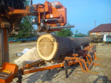 Tartak objazdowy spalinowy,przecieranie drewna na terenie całej Polski